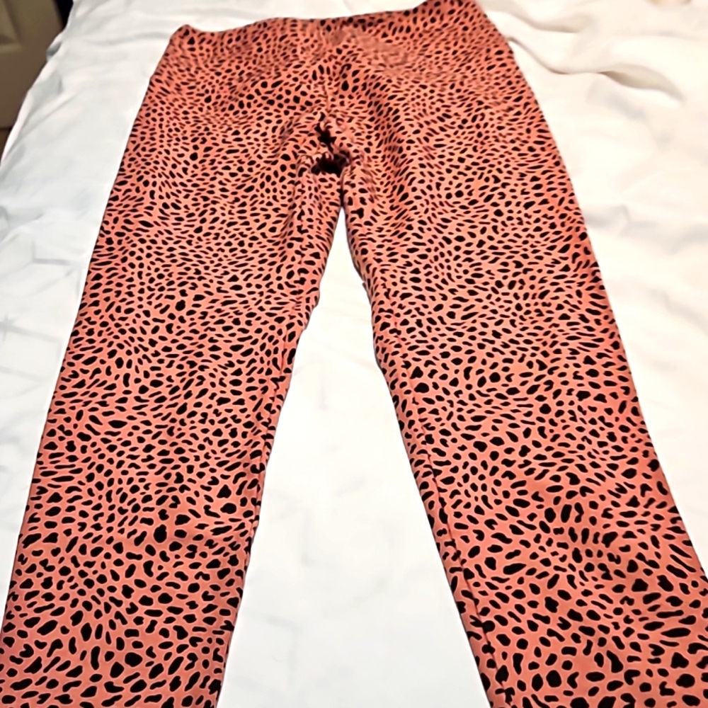 Pink yoga pants